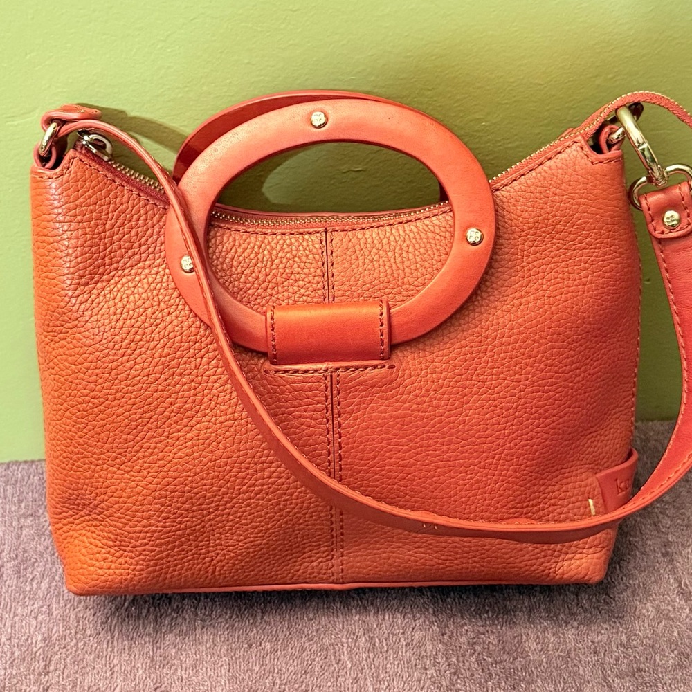 Vintage Orange/Red Kate Spade Leathbbager Tote/Handbag